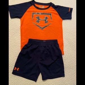 Under Armour Toddler Boy (24 months) Athletic T-shirt and shorts set